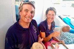 Instructors Samantha Burrough and Neil Collier